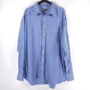 GITMAN‎ BROS. MASTER SHIRT MAKERS USA🇺🇸MADE Button Down Striped Long Sleeve XL